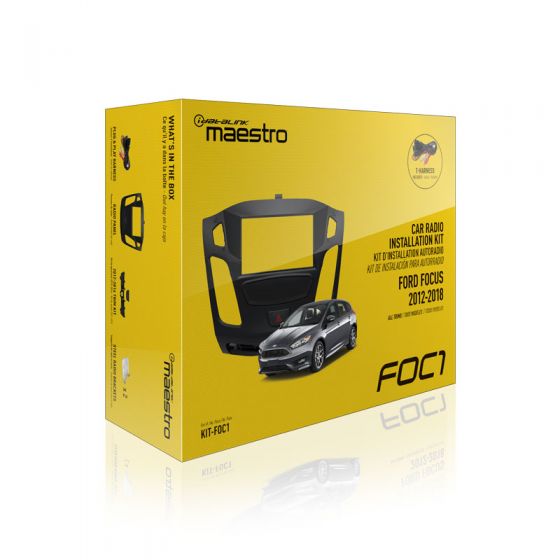 Maestro KIT-FOC1 Dash Kit and T-Harness for 2012-2018 Ford Focus - Shark Electronics