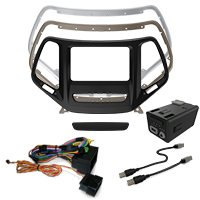 Maestro KIT-CHK1 Dash Kit and T-Harness for 2014 and up Jeep Cherokee - Shark Electronics
