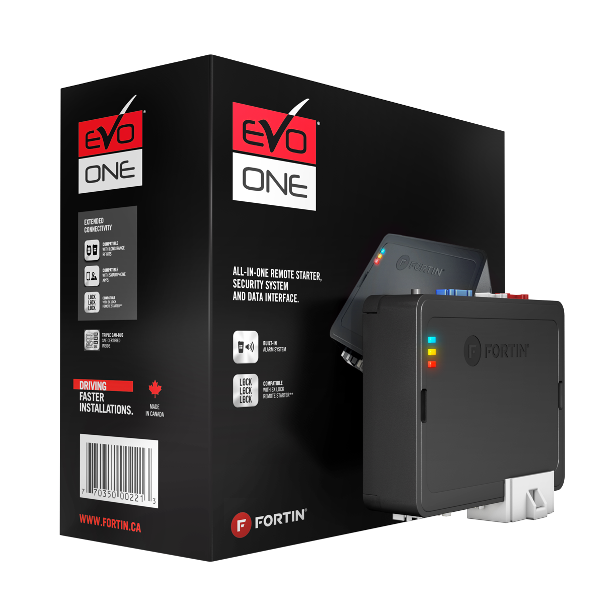 Fortin EVO-ONE All-In-One Remote Starter and Security I 3xLockStart - Shark Electronics
