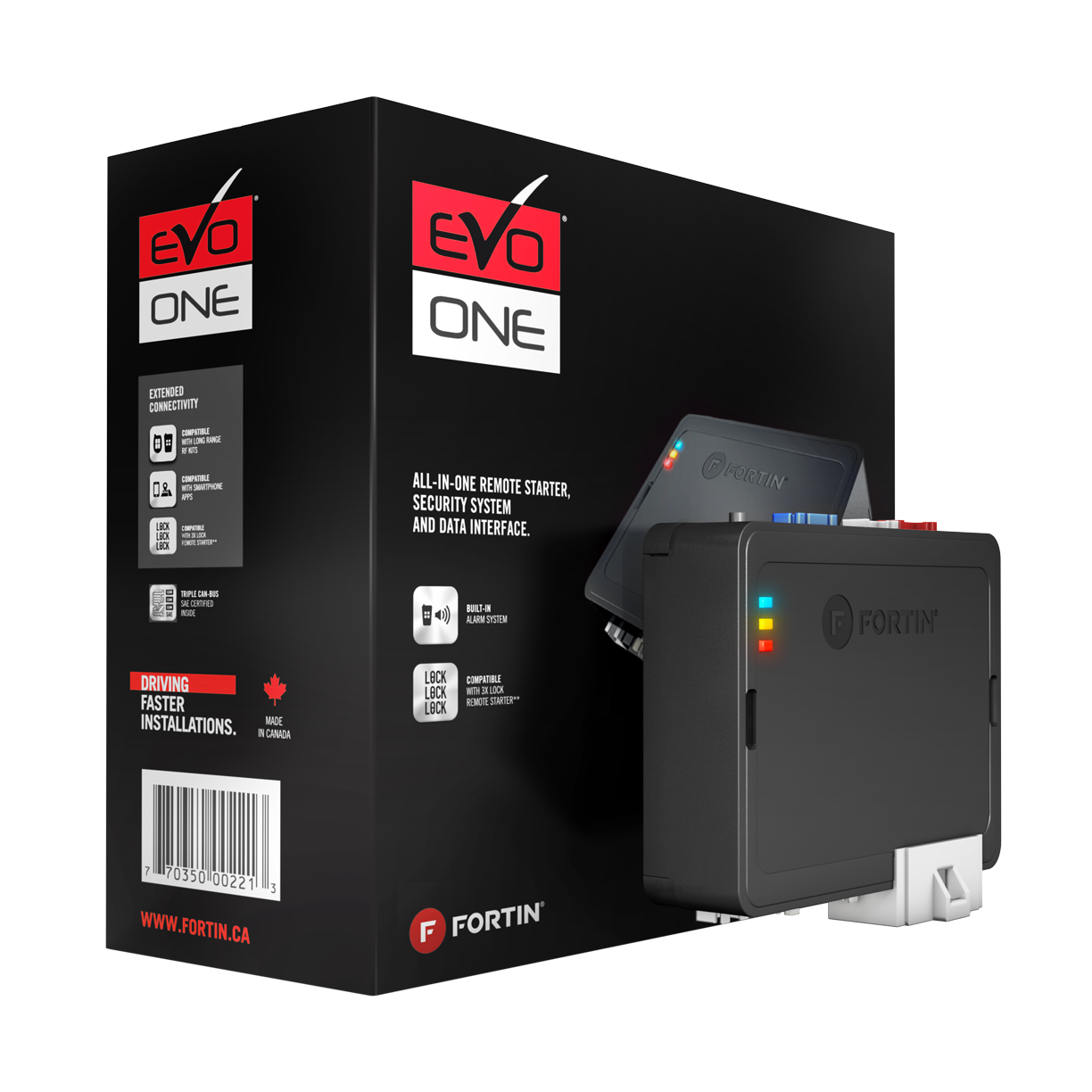 Fortin EVO ONE All In One Remote Starter and Security I 3xLockStart