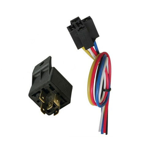 Relay 30/40A - 12V with 5 Wires Socket - Shark Electronics