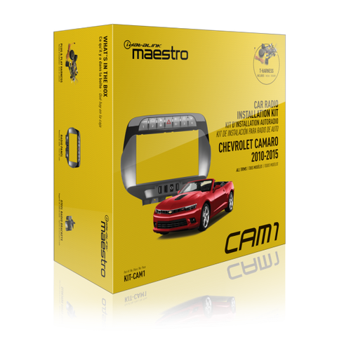 Maestro KIT-CAM1 Dash Kit and T-Harness for 2010-2015 Chevrolet Camaro - Shark Electronics